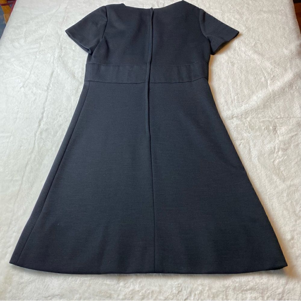 Knits By L'Aiglon Vintage Black Dress Size 12 - Picture 2 of 13